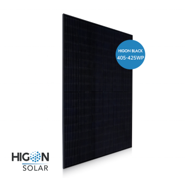 Higon JA Series Solar Panels: 22% HJT Full Black Perc for Home