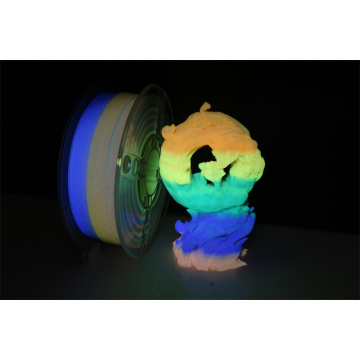 Glow in The Dark Rainbow PLA Filament