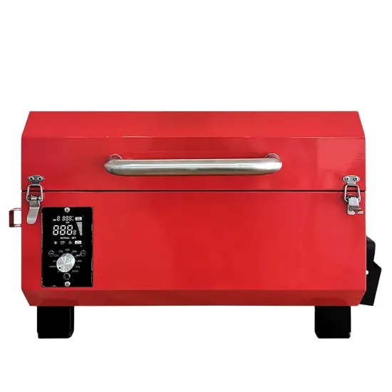 Huge 8-in-1 Outdoor BBQ Grills: Multi-functional Cast Iron Grill with Wood Pellet Option and Iron Powder Coating