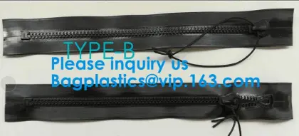 waterproof zipper, airtight zipper, Flange Zipper Vacuum Zipper String Zipper Slider Zipper EVA Zipper PVC Zipper PP Zipper PE