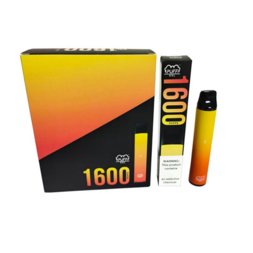 품질 일회용 vape 퍼프 XXL 1600 퍼프