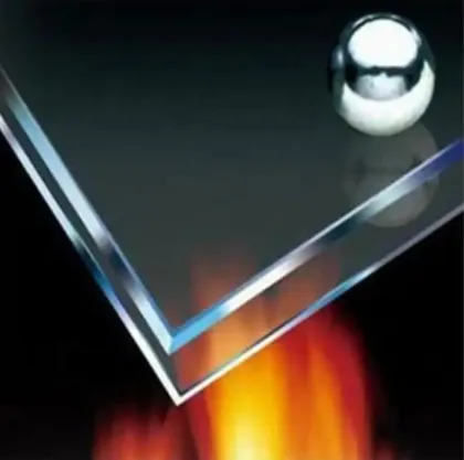 Fireproof glass anti fire glass