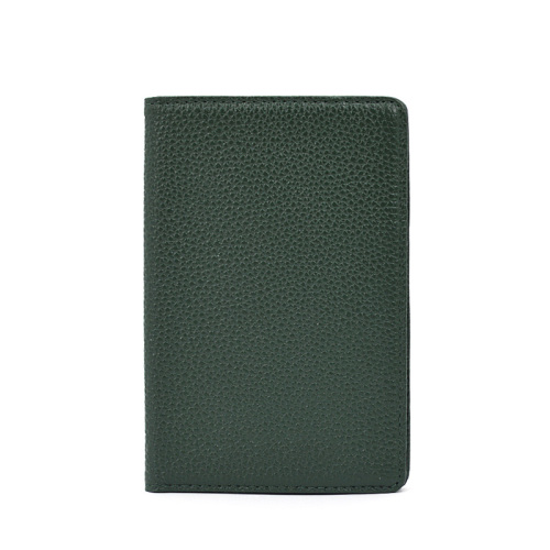 Green Travel Pu Leather Passport Card Holder Cover