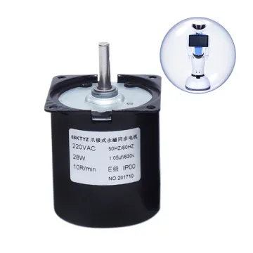 XYT 220V AC 28W Micro Gear Motor 68KTYZ 50Hz Permanent Magnet Synchronous Gear Motor