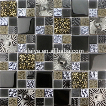 Indoor Crystal Glass Mosaic Tile MBD-14