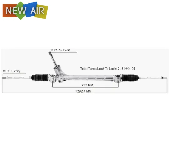 STEERING RACK SUZUKI VITARA 2017 - 48580-54P51