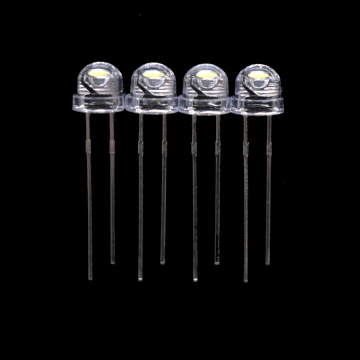 Super Bright 5mm White LED 8-9lm 5000-5500K in-stock