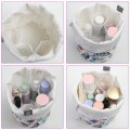 PU Pouches Lightweight Multifunctional Barrel Shaped Storage Bag Factory