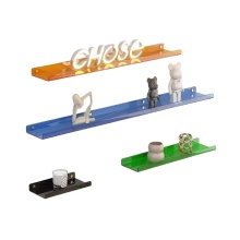 Stylish Colored Acrylic Wall Shelf Organizer