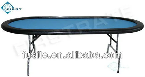 10 Person Oval Folding Casino Poker Table