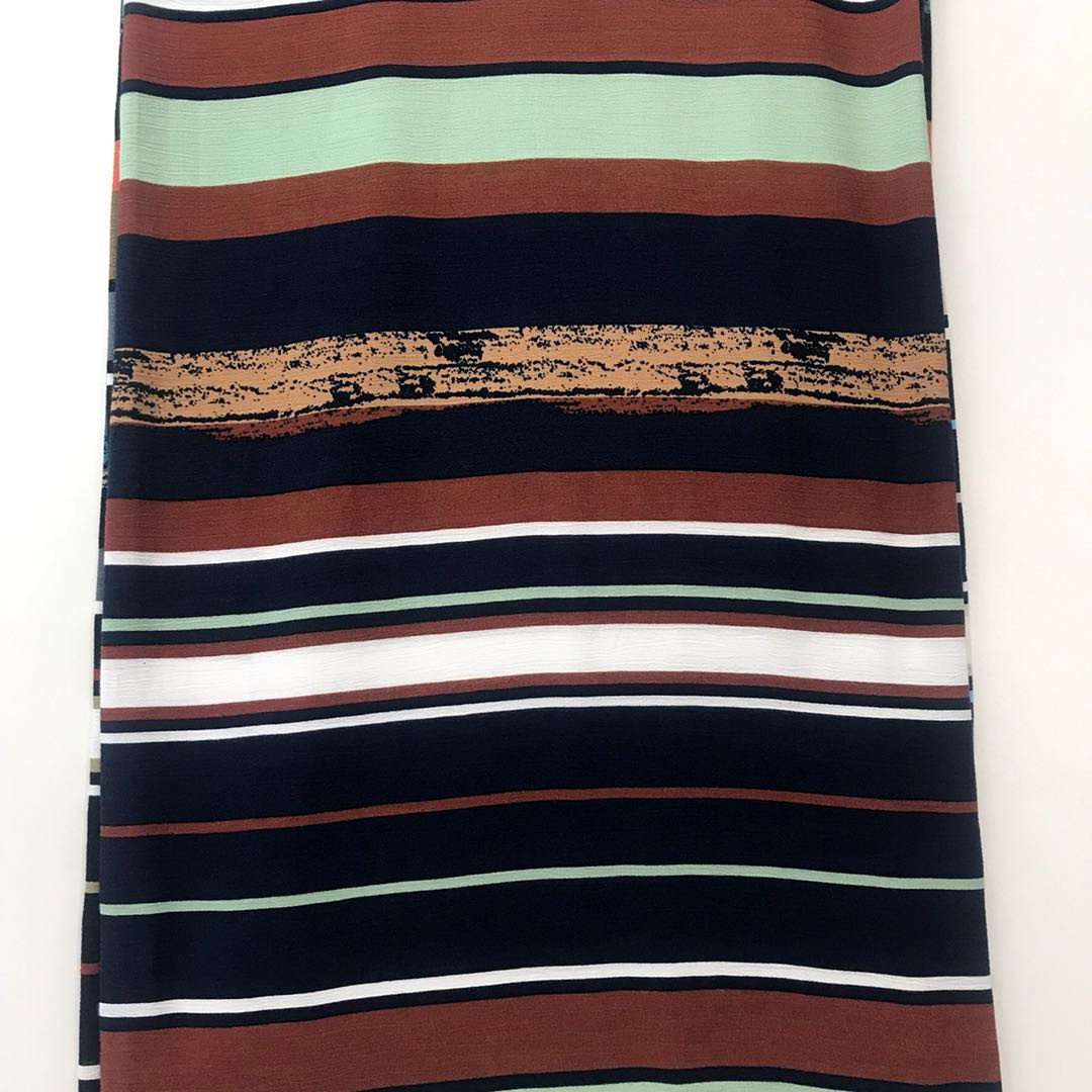 Rayon crepe print fabric  