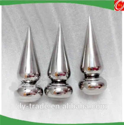 Stainless steel decorative spear/Decoration with spear/Conical spearhead/ balustrade spear
