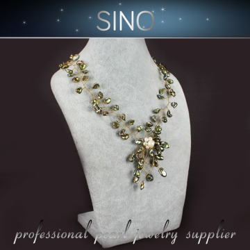 NO2 wholesale fashion pearl necklace jewelry set 2015 latest design bead jewelry manufacturers