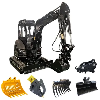 1-Ton Doosan Small Excavator with Free Shipping - Kubota & Yanmar Engines