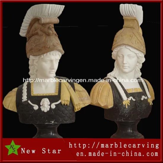 Factory Directly Cheap Mixed Color Women Stone Bust Sculpture