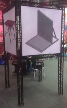 Small Event Black Aluminum Display Truss (TF-SEADT)