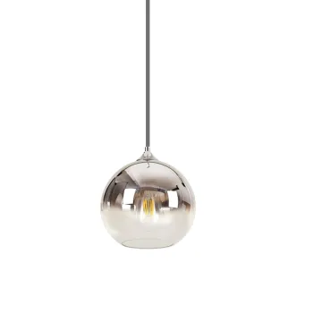 Zhongshan Globe Pendant Light Fixture in Gold Brushed Brass with Clear Glass Shade - Ideal for Kitchen Island Lighting (GL0002)