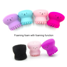 Silicone Face Cleansing Brush Facial Cleanser Pore Cleaner Exfoliator Face Scrub Washing Brush Skin Care Octopus Shape TSLM2