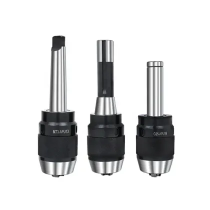 Integrated Keyless Drill Chucks with Morse Taper and Shanks