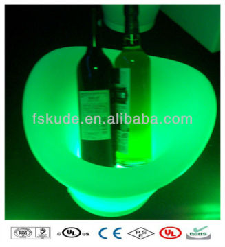 Hight Quality Chinese direct supply LED Plastic big Ice Bucket Ice Bucket LED