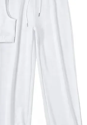 Women's slim fitting cotton fitness printed sports pants