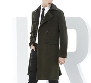 Men's 70% Wool 30% Cashmere Coat
