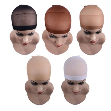 Black Hairdressing Tools High Elastic Wig Net - 2 Sets Wig Cap