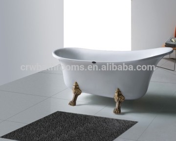Freestanding no massage Simple bathtub with big legs CRW OCY3006