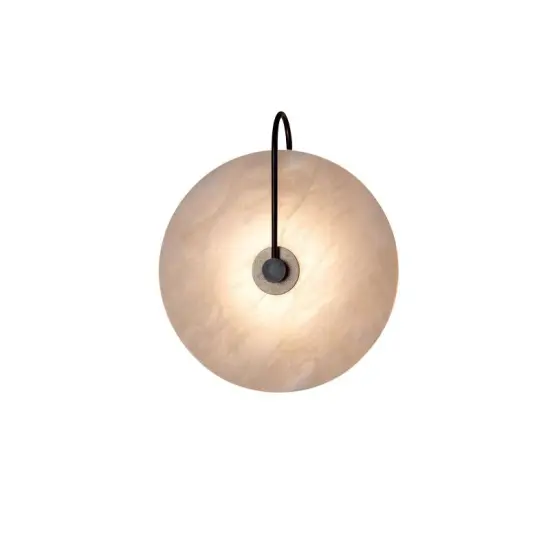 INSHINE White Round Metal Wall Lamp