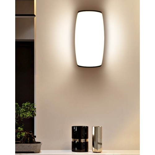 Lámpara de pared led de iluminación impermeable de estilo plástico