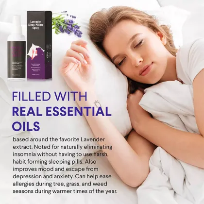 Lavender Sleep Pillow Spray - 100ml Naturally Promotes Deeper Sleep