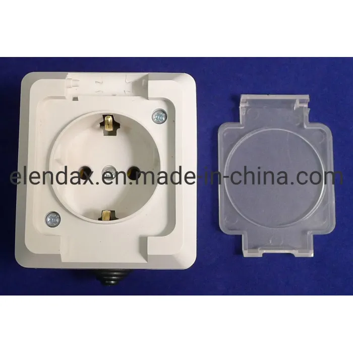 Soket Listrik Dinding IP44 Standar Eropa (S5511)