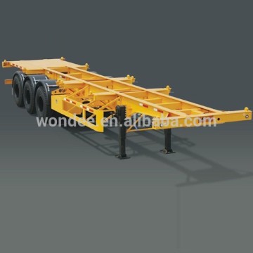 China Manufacturer 3 Axle 40 Feet Chassis Semi Trailer