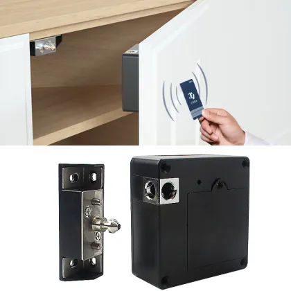 SY868 RFID Smart Drawer Cabinet Lock - IC13.56MHz Induction Concealed Cabinet Lock for Household Storage
