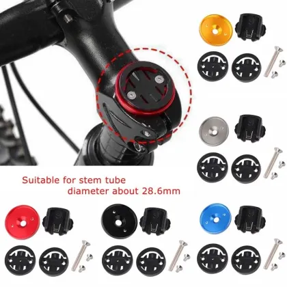 Ultralight Bicycle MTB Computer Holder Stem Cap with GPS and Stopwatch for GARMIN, Bryton, CATEYE