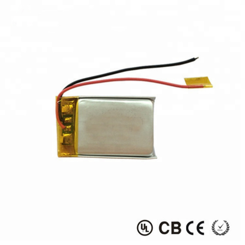 031230 3.7V 85mAh Rechargeable Lipo Battery