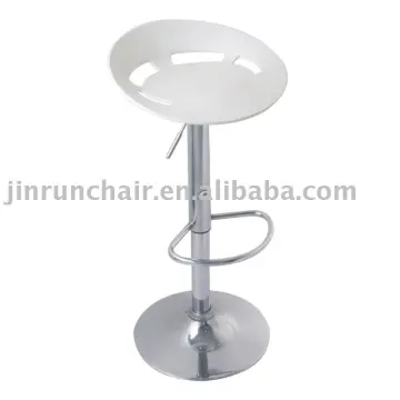 modern adjustable swivel ABS seat chromed footrest and base JR-6024 bar chair