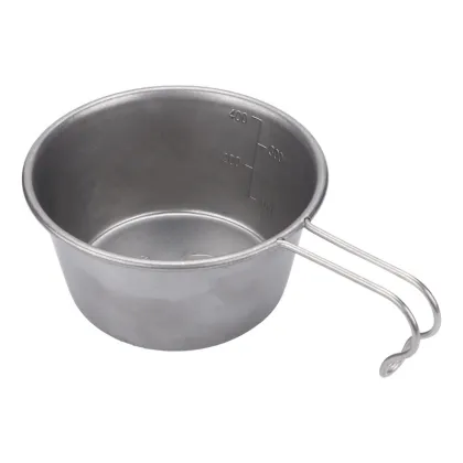 400ml Stainless Steel Camping Sierra Bowl