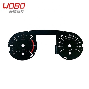 3D Car Dashboard Gauge Panel for Auto Meter PC Screen Printing