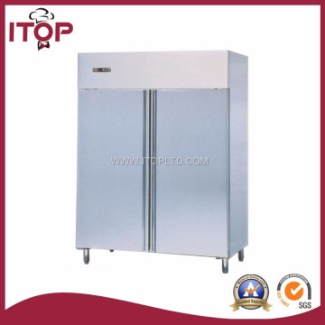 GN 2/1 pan stainless commercial upright fridge