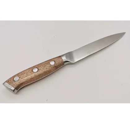 Utility Knife with Acacia Handle