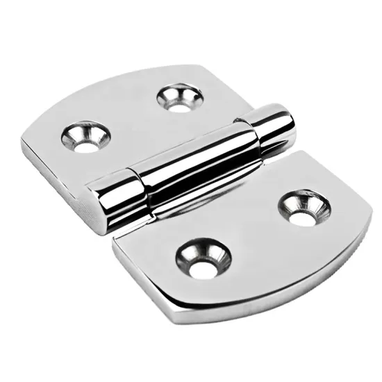 Marine Mount Hatch Boat Hinge - Polished Deck Door Hinges