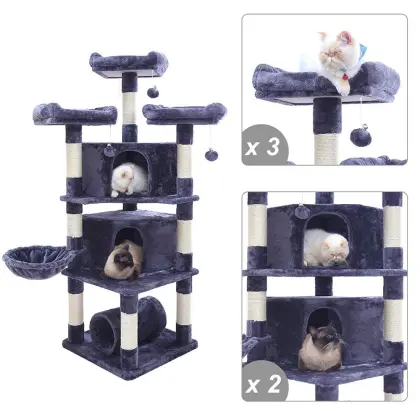 2023 Factory Cat Toys Cat Tower with Sisal Rope