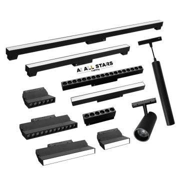 Modern DC48V Manyetik Track Lineer Spot Işık Sistemi - LED Mıknatıs Track Işıkları