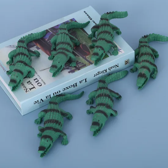 Assorted Color Crocodile and Alligator Action Figure Squeeze Fidget Toys: Perfect Party Favors and Prizes