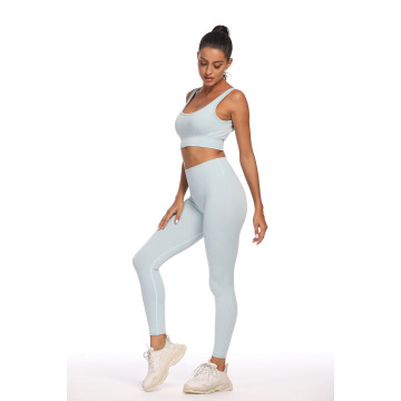 Vestuário de ioga para mulher flex Jacquard Seamless