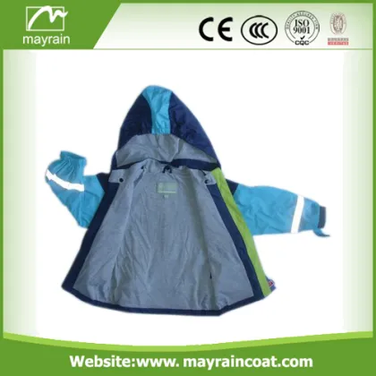 PU Children Blue Rainsuits