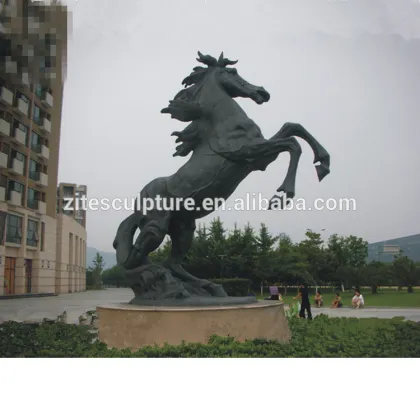 High Quality Outdoor Antique Tang Dynasty Bronze Horse Statue Sculpture