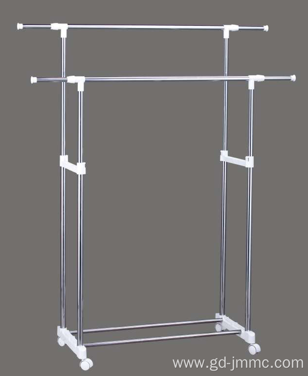 Newest Double pole Garment rack