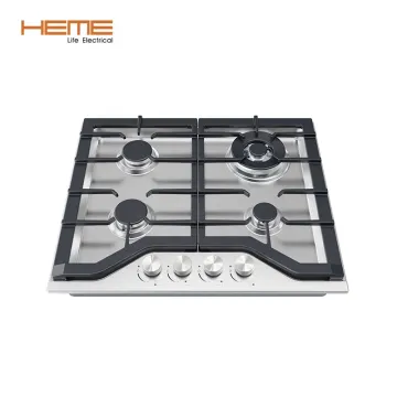 North America Sabaf Burner Stove Manufacturer Stainless Steel 4-Burner Gas Hob Cooktop